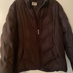Athletic Works Dark Brown Puffer Jacket